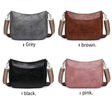 New Retro Style Large Capacity Crossbody Bag for Ladies PU Material Fashionable Chest and Shoulder Leisure Design