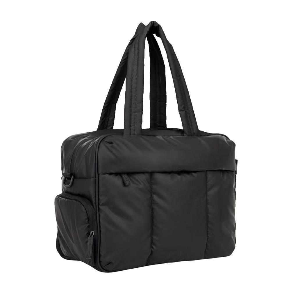 High Quality Unisex Practical Tote Gym Bag Zipper Closure Convenient Puffer Duffle Travel Bag