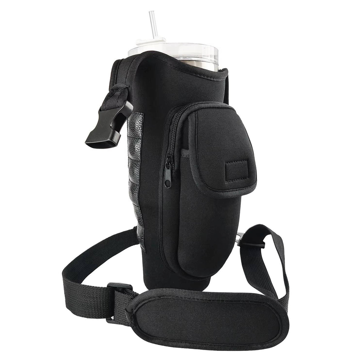 Carrier Bag with Phone & Flap Pockets Accessories for 40/30oz Tumbler with Handle Magnetic Gym Bag