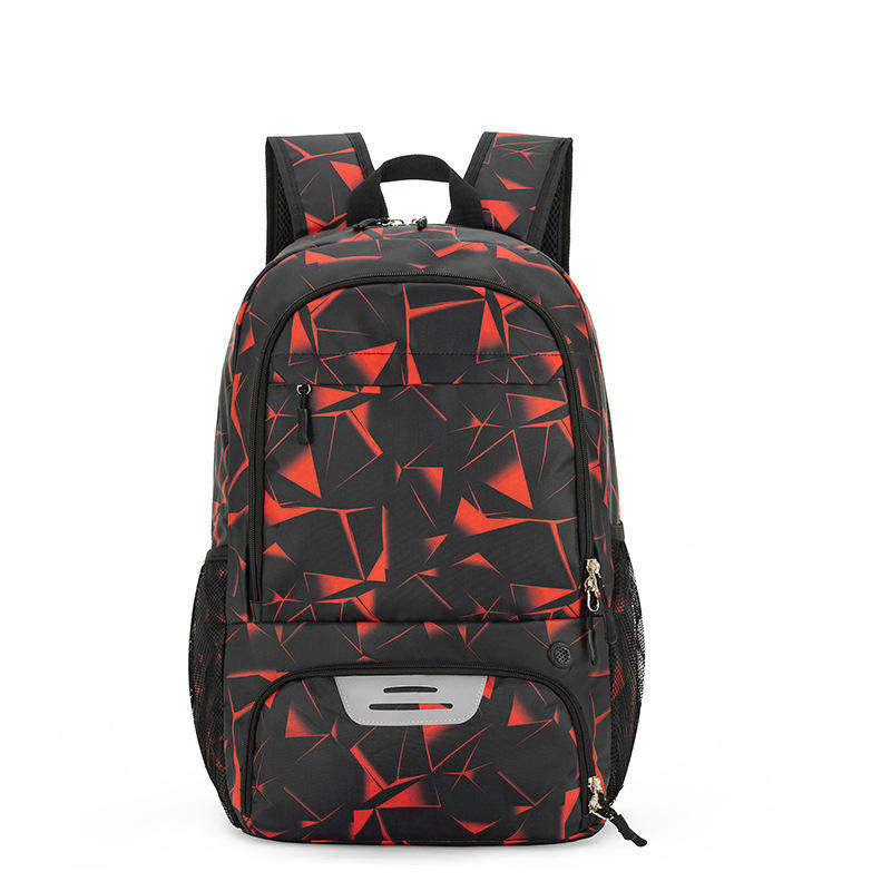 Basketball Backpack Lightweight Polyester Zipper Closure Multifunctional Computer Bag Urban Simplicity Travel Sports Bag