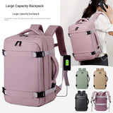 Cross-border New PU Leather Backpack Classification Multi-compartment Design Business Multi-functional Large Capacity
