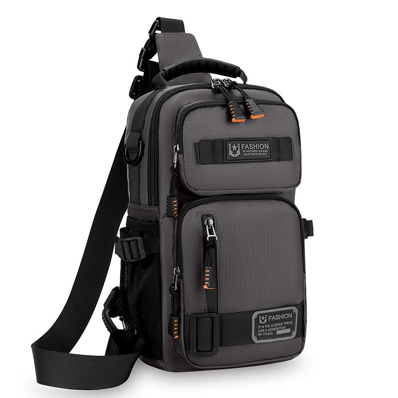 Fashionable Multi-functional Custom Waterproof Hiking Daypack Sling Backpack Chest Shoulder Crossbody Bag for Man Travel Bag