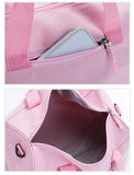 Girls and Boys Kids Sports Travel Duffel Gym Bag for Dancing Custom Printed and Cute Dance Bag