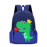 New Cute Dinosaur Design Student Backpack Cross-Border Hot-Selling Double Shoulder Bag for Kindergarten Boys
