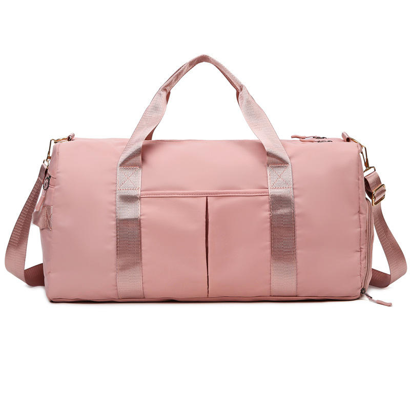 Sports Gym Bag for Women Travel Duffel Bag with Wet Pocket and Shoes Compartment for Training Swim Yoga Shopping Tote Travel Bag