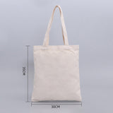 High Quality Blank Custom Print Natural Cotton Canvas Shopping Tote Bag
