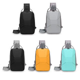 Waterproof Fashion Luxury Designer Messenger Bag Men Boys Chest Bag Hard-Shell Multiple Colors Carried for Travel Office Use
