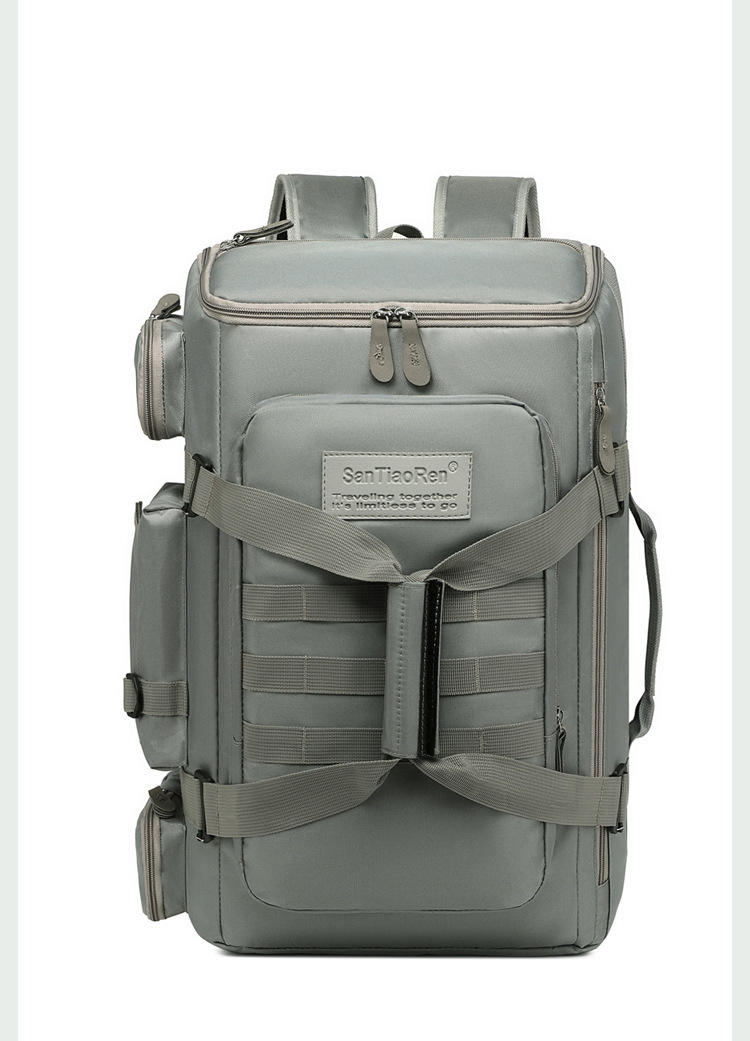 Casual Travel Backpack Dry Wet Separation Multifunctional Sports Fitness Lightweight Waterproof Expanded for Short Nylon Bag