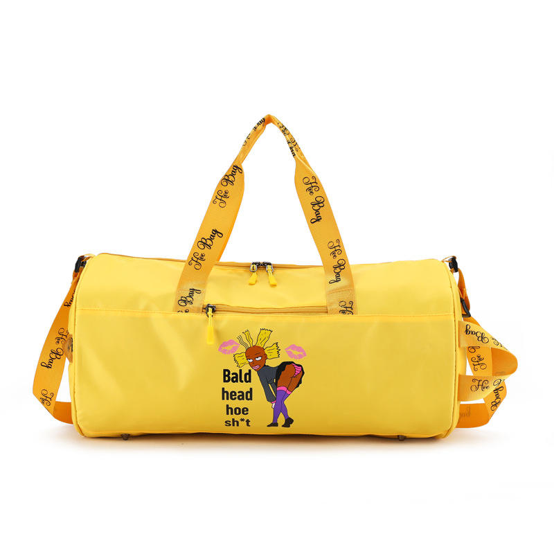 Eco-Friendly Cute Hand Carry Storage Organizer Zippered Smell Proof Light Spend Night Portable Travel Duffel Bag