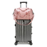 Nylon Fitness Bag Handheld Yoga Bag for Women String Waterproof Wet and Dry Separation Large Capacity Luggage for Short Trips