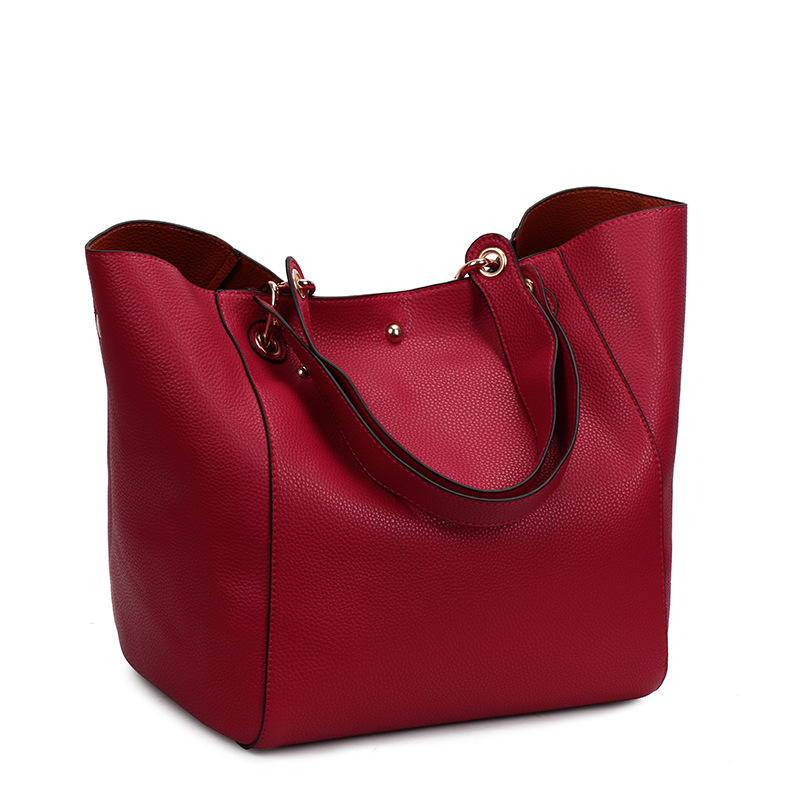 Women's Hand Bags Pu Leather Fashionable Handbags for Women Ladies Set Single Shoulder Messenger Bag Mother's Day Gift