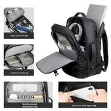 Fashion Unisex Oxford Waterproof Laptop Backpack Polyester Trendy HighEnd Travel Large Capacity Commuting School Bag
