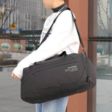 Unisex Travel Bag Business Outdoor Waterproof Polyester Dry Wet Separation Independent Shoe Compartment Sports Fitness Bag