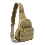 Men's Fashionable Molle Oxford Tactical Chest Bag Outdoor Hunting Camouflage Pocket Hiking Day Pack Crossbody Design
