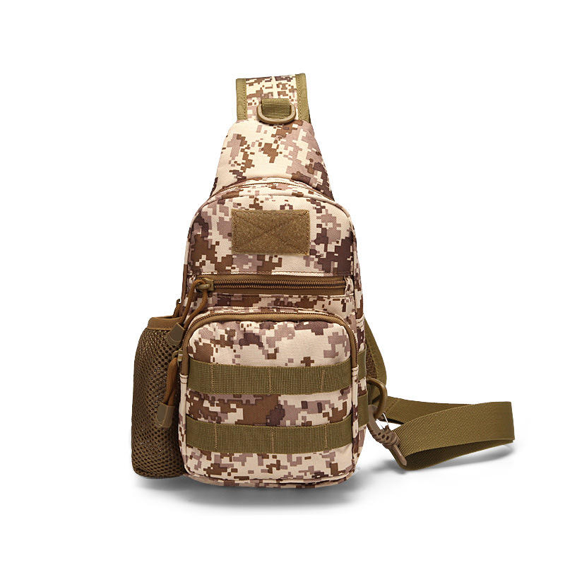 Outdoor Tactical Sports Water Bottle Multi Functional Waterproof Cross Mountaineering Camo Chest Bag
