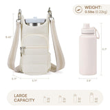 Custom Gym Sports Water Bottle Bags Crossbody Tote 40oz Ice Bar Mug Sleeve Water Bottle Bags Insulated Mug Sleeves