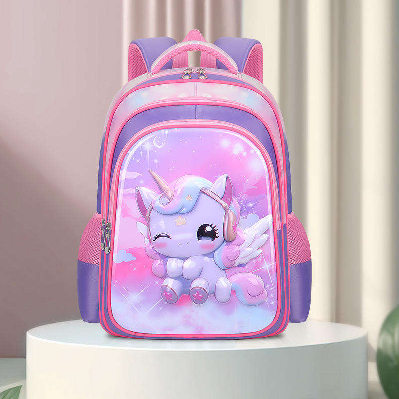 Cute Children's Fashion Caricature Waterproof Design Backpack School Bags for Kindergarten Kids Backpack Color School Bag