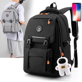 Unisex Waterproof Oxford Large Capacity Computer Backpack for Business Leisure Travel Student School Use Laptop Bag