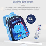 Cute Cartoon Design Waterproof Oxford Polyester for Primary School Students New Lightweight 1-3 Grade Schoolbag for Boys Girls