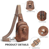 Strap Adjustable Messenger Small Sling Chest Bag Fashion Shoulder Design Custom Chest Bag Over the Shoulder