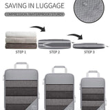 New Fashion Five-Piece Portable Storage Bag Nylon Travel Organizer Zipper Compressible Mesh Suitcase Organizer