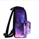 2pcs Sets Laptop Backpack Travel Bags Hot Sale Starry Sky Design Fashion Casual Student School Backpack with Pencil Bag
