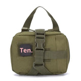 Outdoor Tactical Multi-Functional Field Rescue Medical Bag EMT First Aid Waist Bag Buckle Strap Waterproof Little Bag
