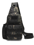 Outdoor Tactical Sports Water Bottle Multi Functional Waterproof Cross Mountaineering Camo Chest Bag