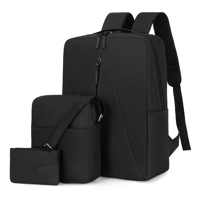Slim Bag Set Luxury Travel Computer Bag Laptop Usb Charger Class Backpack for Students 3in1 School Bag