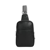 Small Men Sling Bag Crossbody Purse PU Leather Fanny Packs Shoulder Bag Leather High Quality Chest Bag