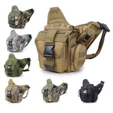 Molle System Adjustable Utility Tote Shoulder Assault Gear Sling Pack Waist Pouch Bags Tactical Bag Waterproof Polyester Unisex