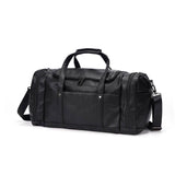 Hot Selling PU Travel Bag with Shoe Compartment Large Capacity Waterproof Weekend Duffel Bag Gym Bag for Men