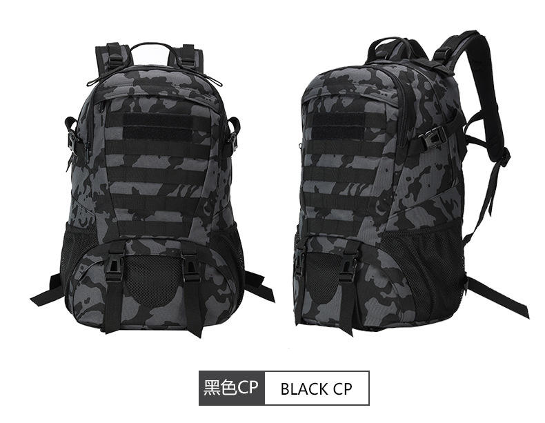27L Waterproof 900D Oxford Tactical Backpack Custom Camouflage Zipper for Hiking Daypack Camping Traveling Motorcycle Use