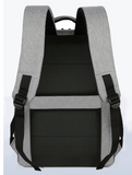 Men's Business Book Bag Large Capacity Multi-Functional Waterproof Light USB Zipper Large Capacity Letter