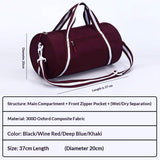 Customized Logo Denim Polyester Lining Wet Dry Separation Single Shoulder Sports Gym Bag for Yoga Dance Outdoor Use Bags & Cases