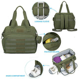 Camo Black Diaper Backpack for Dad and Mom, Father's Bag for Hospital with DADDY BAG Imprint, Baby Care Diaper Backpack
