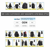 Crossbody Bag Magnet Sport Gym Shoulder Bag Detachable Strap Water Bottle Cooler Holder with Magnetic Insulated Wall Mounted Bag
