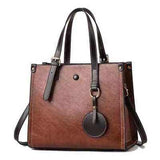 Alligator Women Crossbody Bag Lady Frosted Pattern PU Leather Single Shoulder Strap Tote Bag Metal Buckle with Handle Handbag