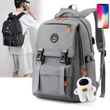 Unisex Waterproof Oxford Large Capacity Computer Backpack for Business Leisure Travel Student School Use Laptop Bag