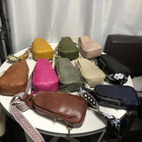 Designer Women's PU Leather Vintage Sling Bag Stylish Crossbody Waist Belt Purse Bohemian Straps Fashionable Lady's Saddle Bag
