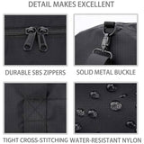 Light Weight Foldable Weekender Duffel Bag with Zipper Closure for Travel Gym Sports Unisex