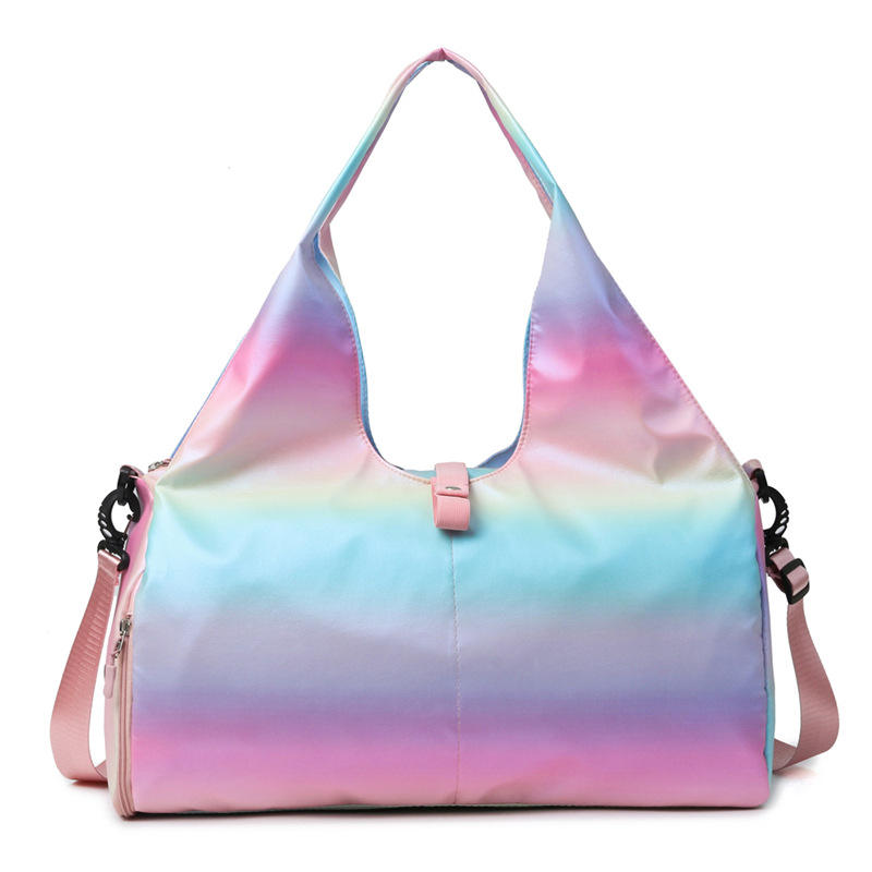Lightweight Duffel Bag Durable Anti-wear Beautiful Women's Fitness Bag Large Capacity Multi-layer Cool Yoga Gym Bag