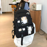 Large Capacity Casual Student Backpack for Girls for Campus School Use Computer Fit Fashionable Campus Bag