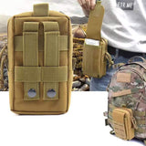 New Outdoor Tactical Waist Bag Camouflage Sports Running Multifunctional Waterproof Wearing Belt Mobile Phone Waist Hanging Bag