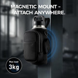 Magnetic Insulated Oxford Water Bottle Bag 40oz Ice Cup Sleeve Crossbody Handbag for Diving Fitness Sports Gym Bag