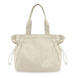 Waterproof Casual Nylon New Lightweight Sport Bag Fashion Reusable Large Capacity Drawstring Handbag Shoulder Outdoor Tote Bag