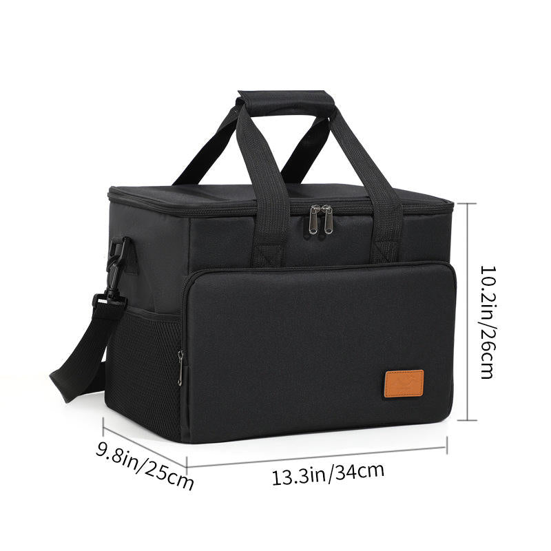 Lunch Bag Square Picnic Bag Thick Aluminum Foil Outdoor Insulation Bag Custom Large Capacity Ice Pack