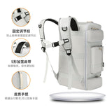 Casual Travel Backpack Dry Wet Separation Multifunctional Sports Fitness Lightweight Waterproof Expanded for Short Nylon Bag