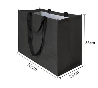 Woven Bag Woven Shopping Bag Designed Eco-Friendly Shoulder Bag with Laminated Printing for Daily Use