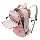 Simple Duffle Backpack Oxford Material Zipper for Hiking Leisure Sports Fitness Weekend Short Distance Travel